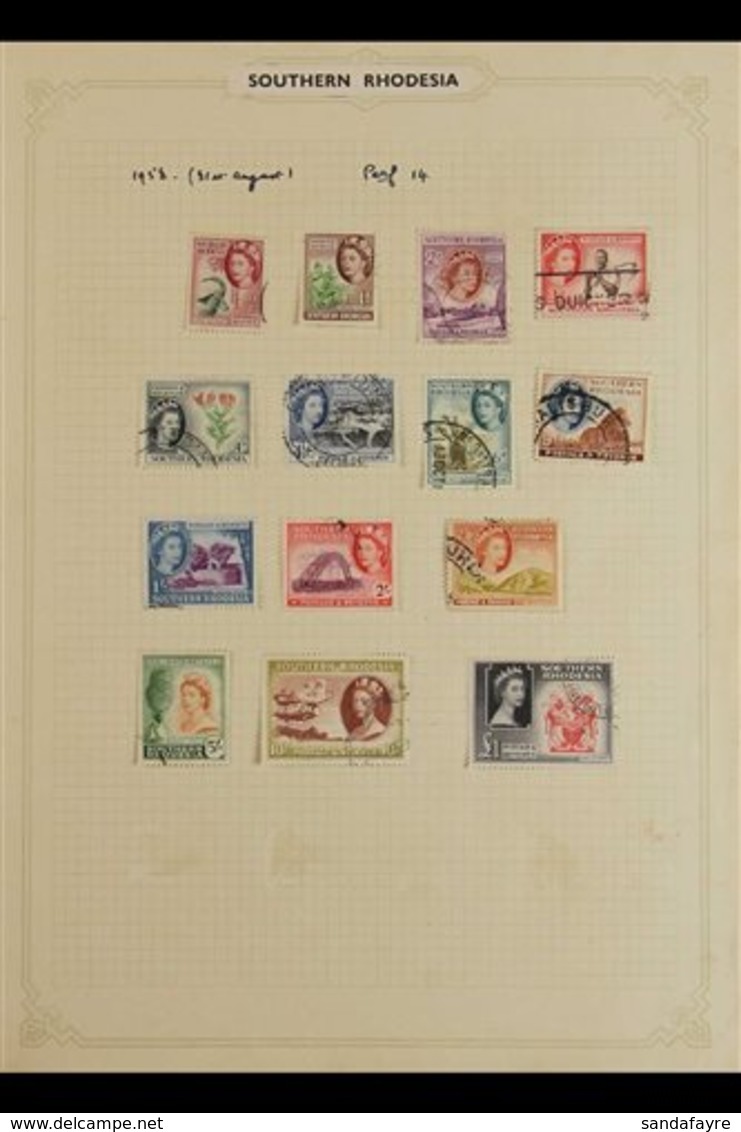 1935-1970 INTERESTING MINT & USED COLLECTION A Charming Old Time Mint & Used Collection With Many Complete Sets, Both Mi - Rhodésie Du Sud (...-1964)