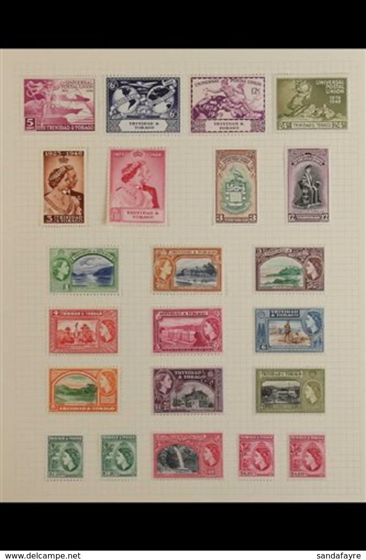 1937-61 VERY FINE MINT COMPLETE COLLECTION. A Complete "Basic" Run From The KGVI Coronation To The 1961 Scout Jamboree,  - Trinidad En Tobago (...-1961)