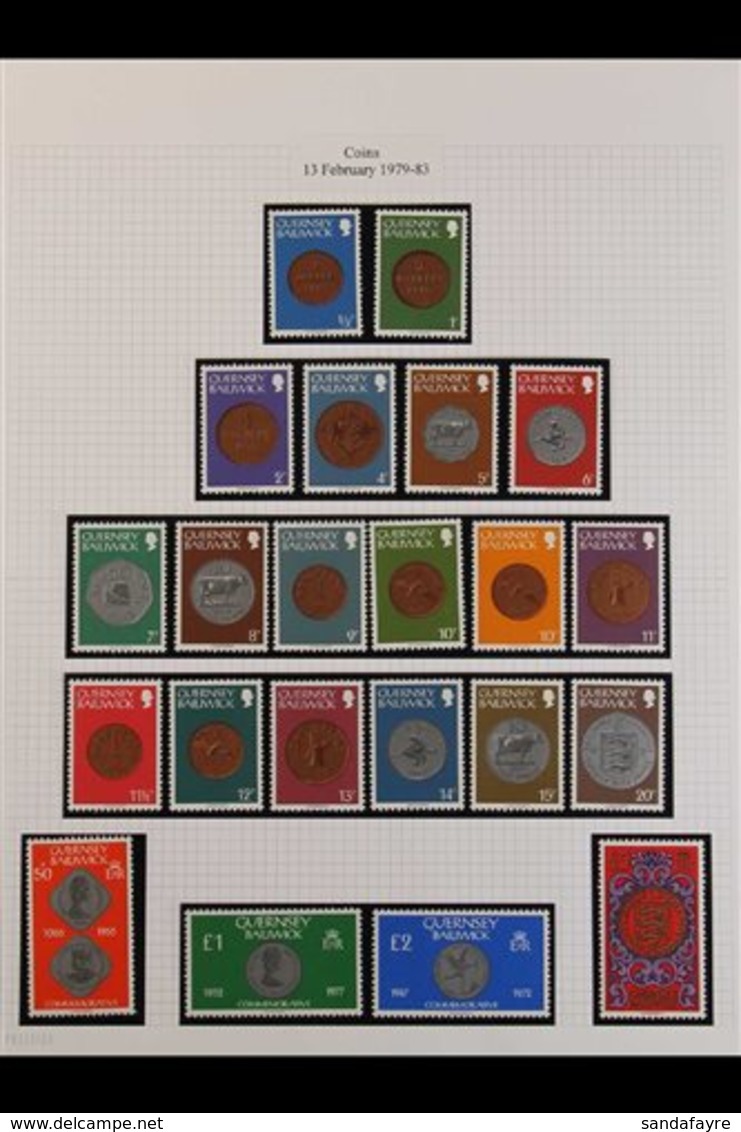 GUERNSEY 1969-1998 SUPERB NEVER HINGED MINT COLLECTION In Hingeless Mounts On Leaves, All Different Complete Sets & Mini - Other & Unclassified