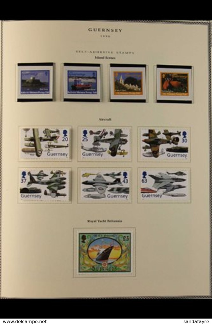 GUERNSEY 1969-2007 SUPERB MINT COLLECTION On A Full Set Of Printed Specialty Pages (1969-2007) In A Scott Album, All Dif - Autres & Non Classés