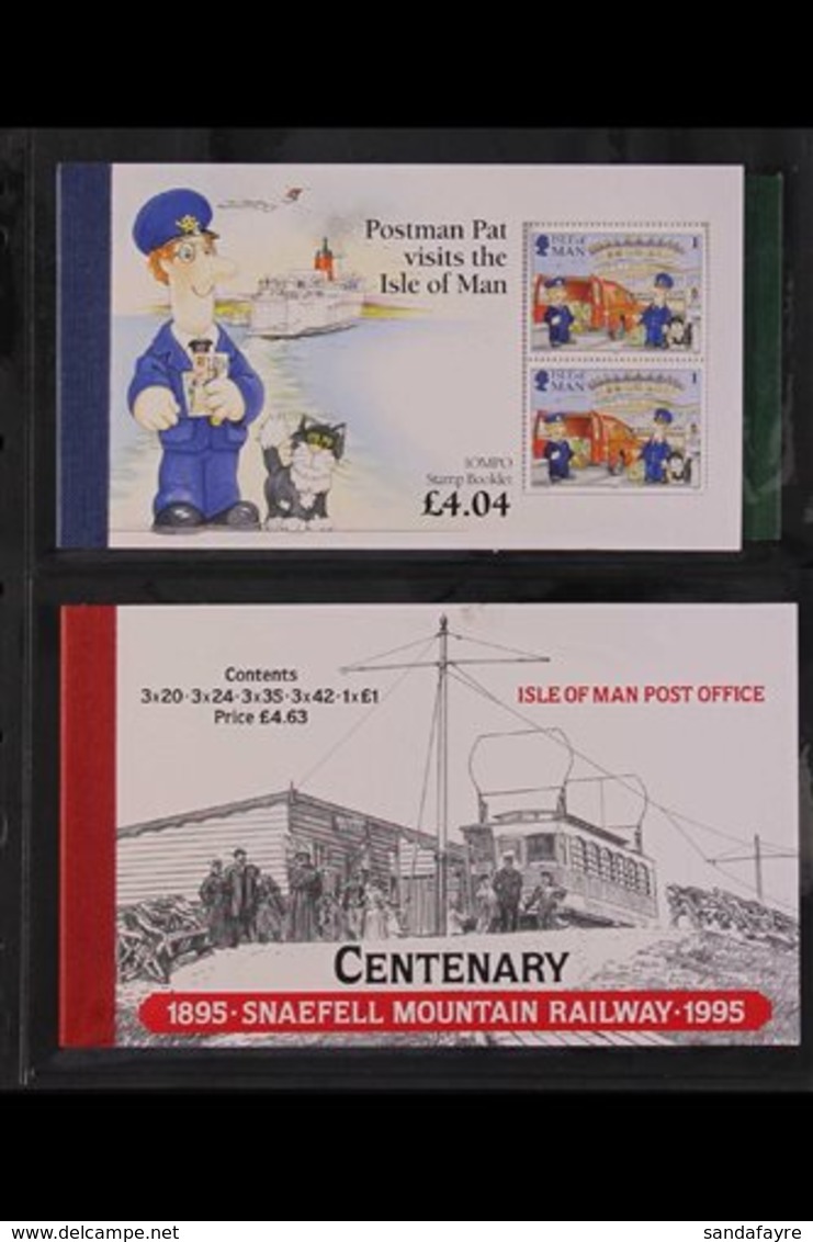 ISLE OF MAN 1994-2009 PRESTIGE BOOKLET COLLECTION, All Complete, All Different, Presented In Protective Slotted Pages (1 - Other & Unclassified