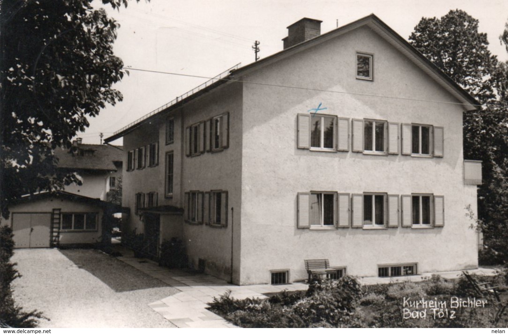 KURHEIM BICHLER-BAD TOLZ- VIAGGIATA 1963 -REAL PHOTO - Bad Tölz