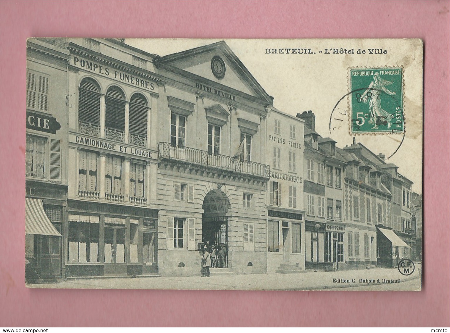 CPA  -  Breteuil  -  L'Hôtel De Ville - Breteuil