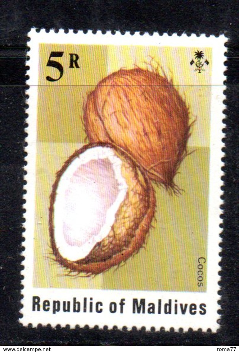 APR2169 - MALDIVE 1975 ,  Yvert N. 532  ***  MNH  (2380A) . Cocco Cocos - Maldive (1965-...)