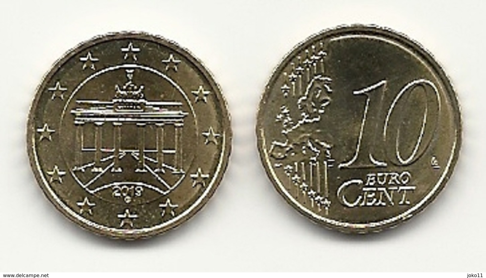 10 Cent, 2019,  Prägestätte (G),  Vz, Sehr Gut Erhaltene Umlaufmünzen - Deutschland