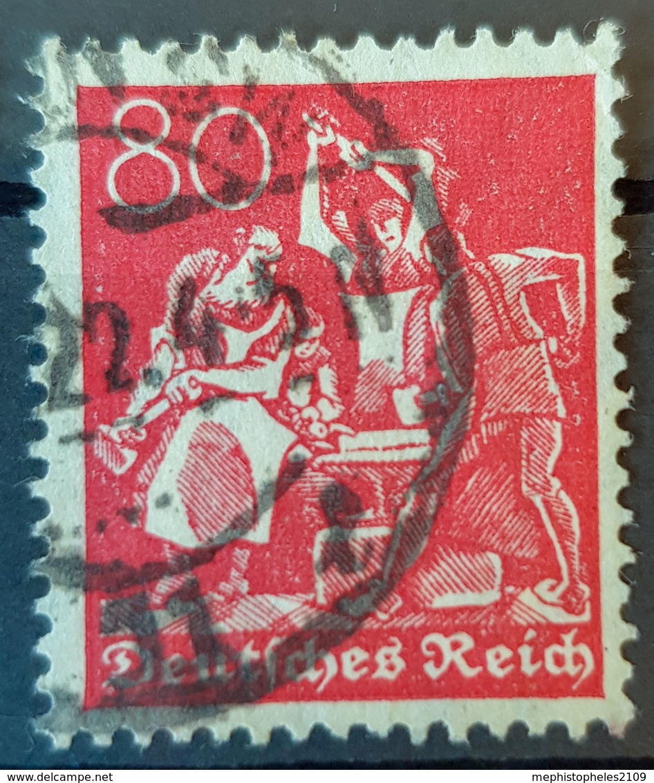 DEUTSCHES REICH - Canceled - Mi 186 - 80M - Oblitérés