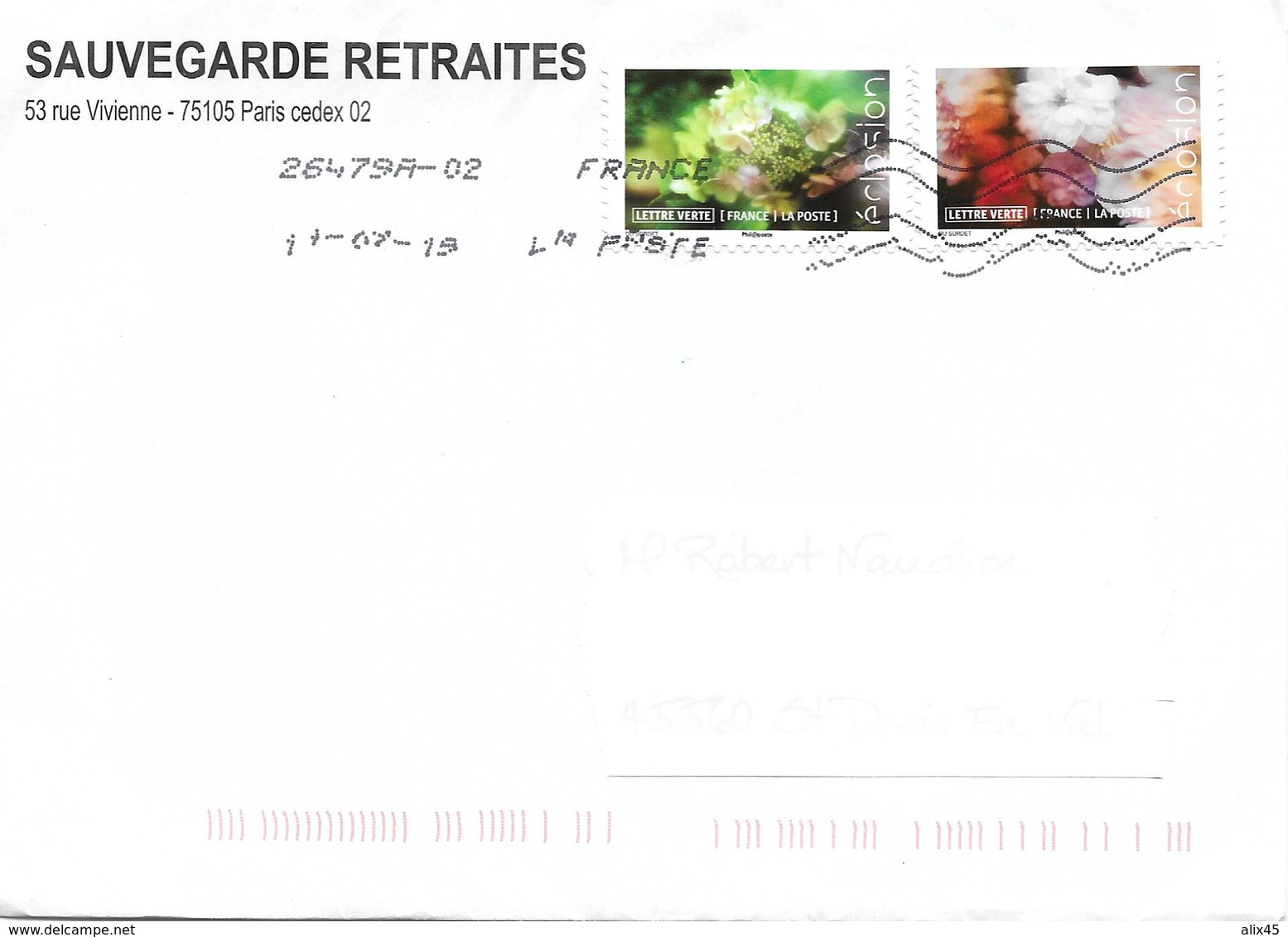 ÉCLOSION - Lettre Au Tarif 2è échelon AU 11-07-2019 - TB - Covers & Documents