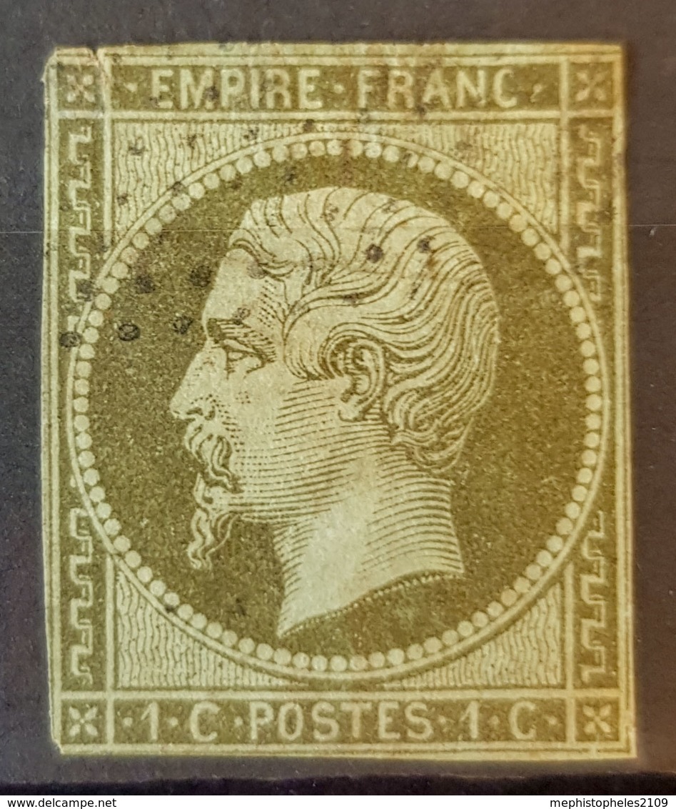 FRANCE - Canceled - YT 11 - 1c - 1853-1860 Napoléon III