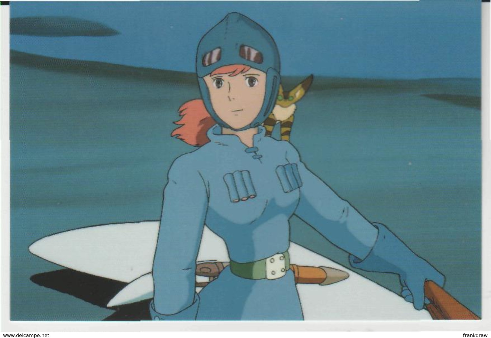 Postcard - Studio Ghibli - Nausicaa Of The Valley Of The Wind - Getting Ready To Go - New - Unclassified