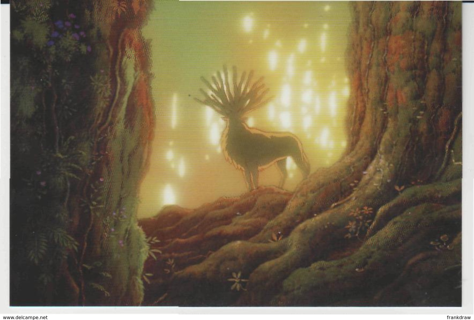 Postcard - Studio Ghibli - Princess Mononoke - What A Vision - New - Unclassified