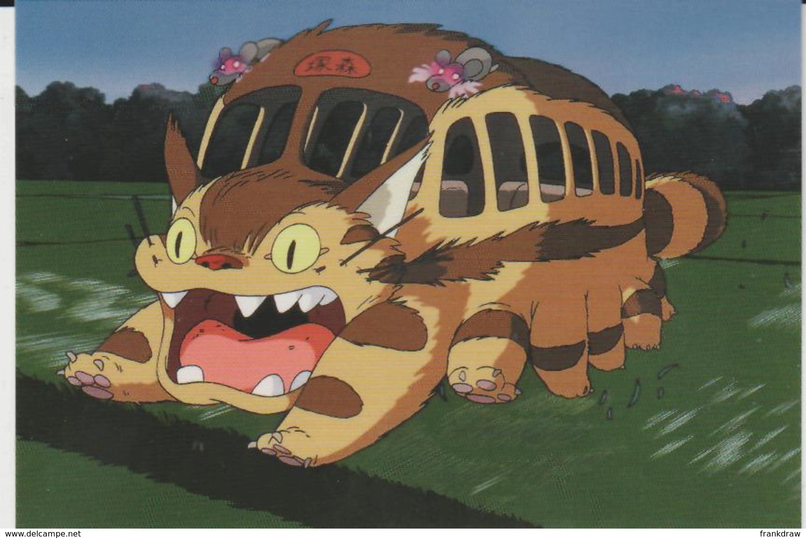 Postcard - Studio Ghibli - My Neighbor Totoro - What A Funny Bus - New - Unclassified