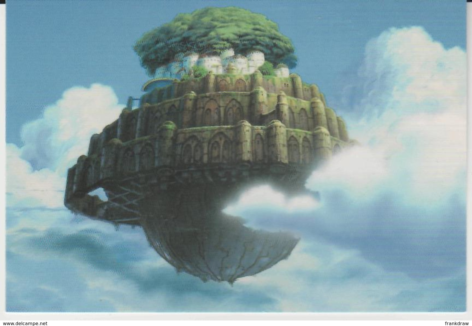 Postcard - Studio Ghibli - Castle In The Sky - It Is  - New - Unclassified