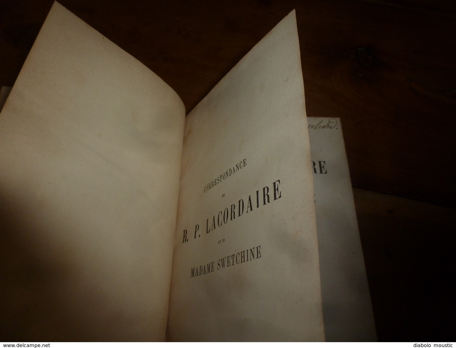 1872 Correspondance Du R. P. LACORDAIRE Et De Madame SWETCHINE  -   Publié Par Le Comte De Falloux - 1801-1900