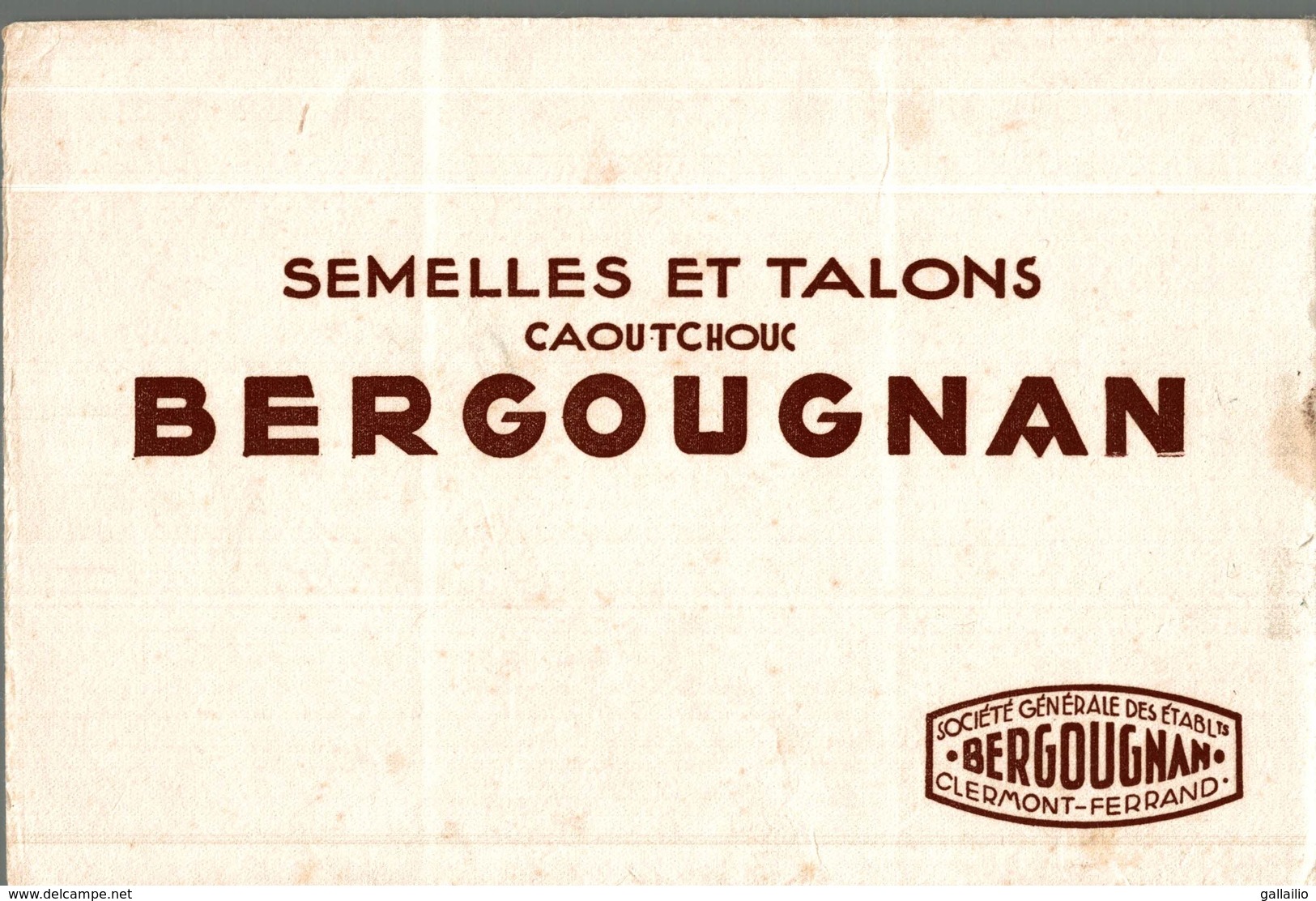 BUVARD SEMELLE BERGOUGNAM - Chaussures