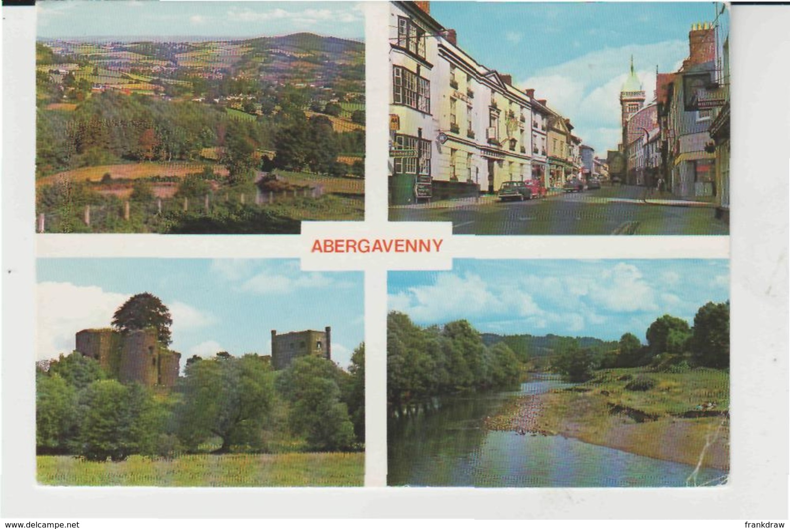 Postcard - Abergavenny Four Views, Card No..c2915 - Posted Sept 1981 Very Good - Unclassified
