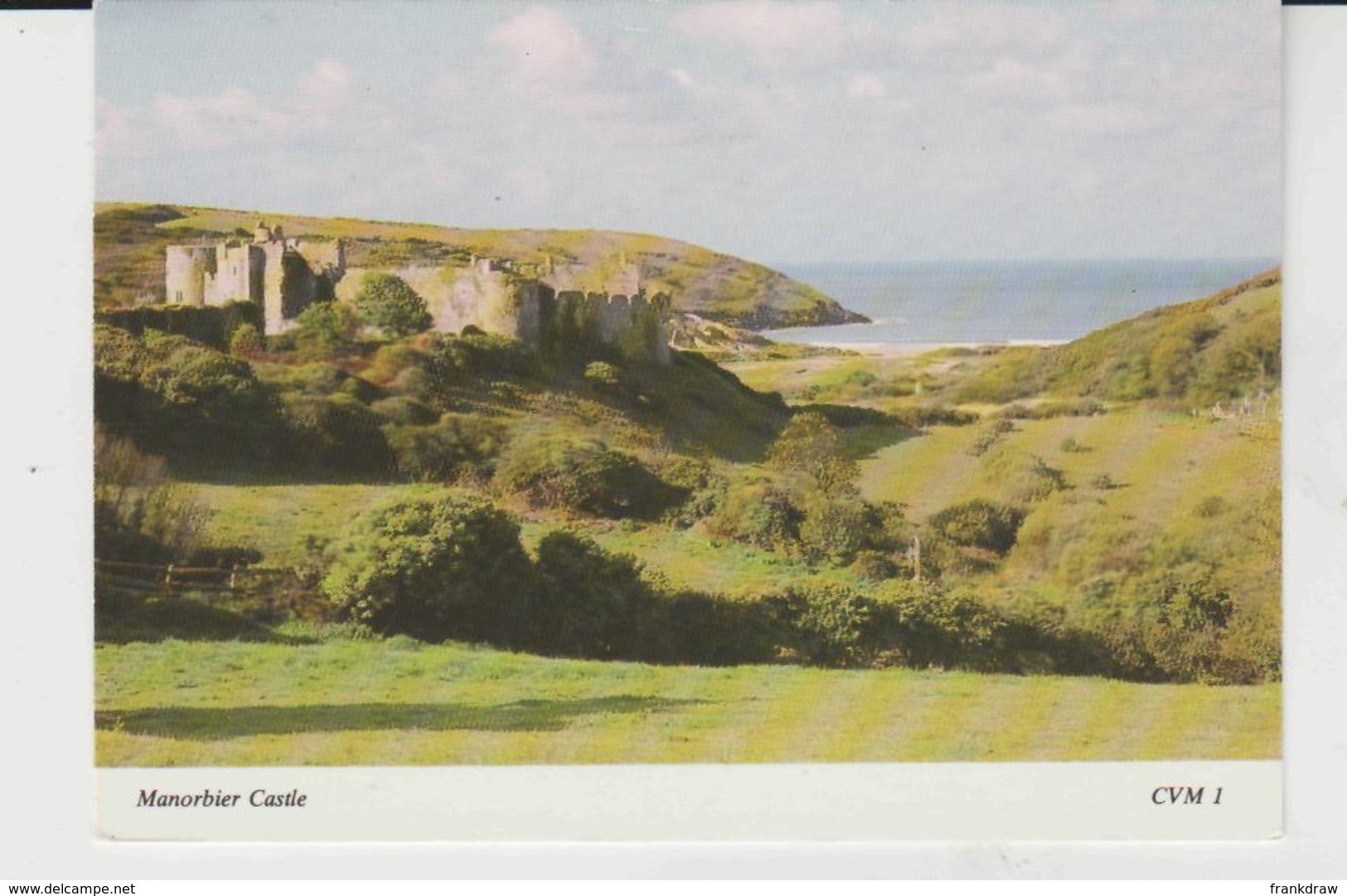 Postcard - Manorbier Castle - Card No..cvm1 - Posted 1992 Very Good - Unclassified