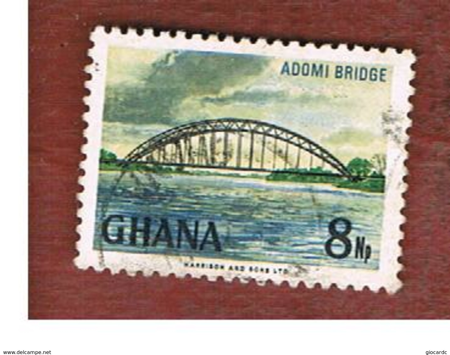 GHANA - SG 467  - 1967  ADOMI BRIDGE   - USED ° - Ghana (1957-...)