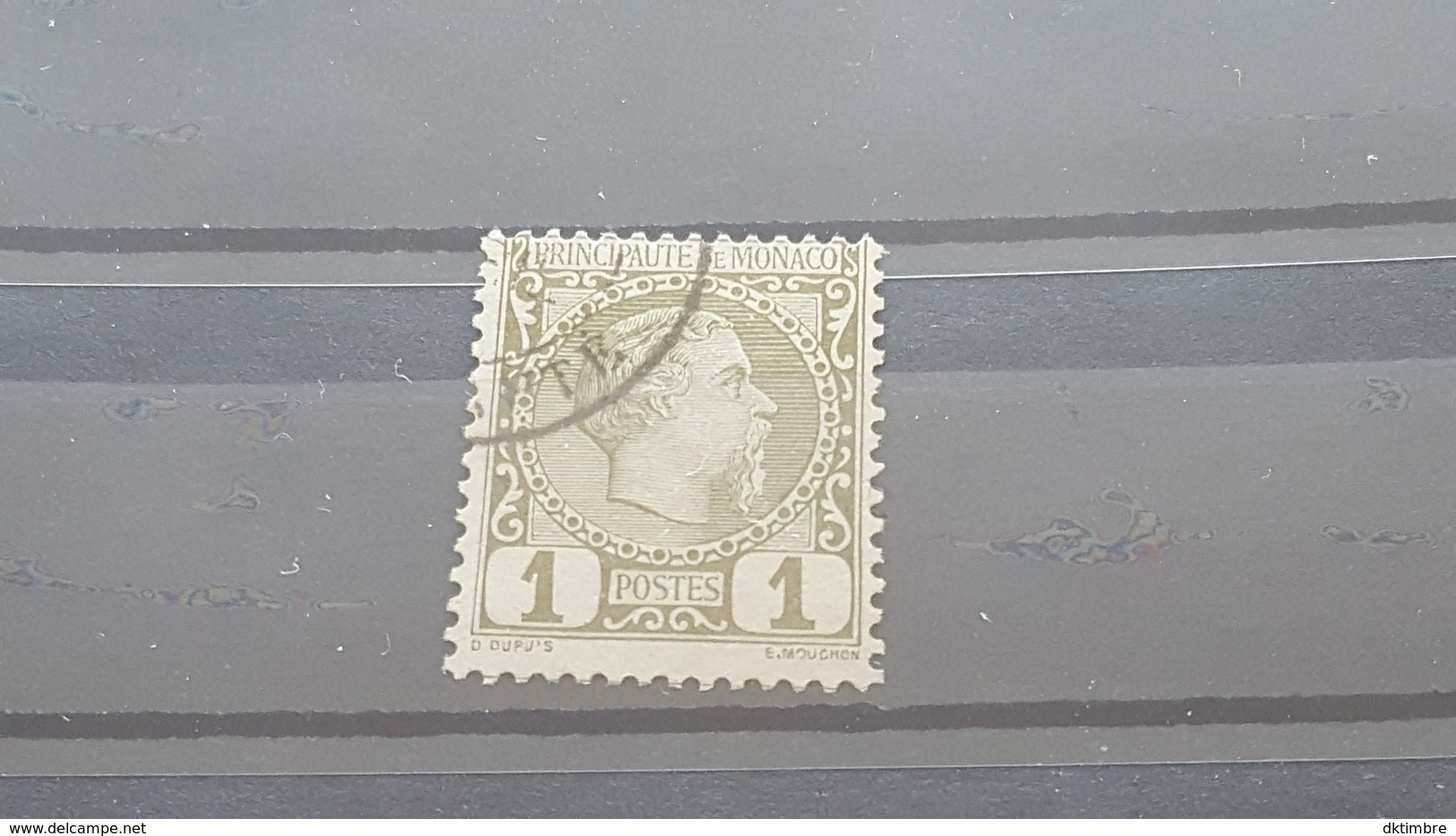 LOT 466792 TIMBRE DE MONACO OBLITERE N°1 - Oblitérés