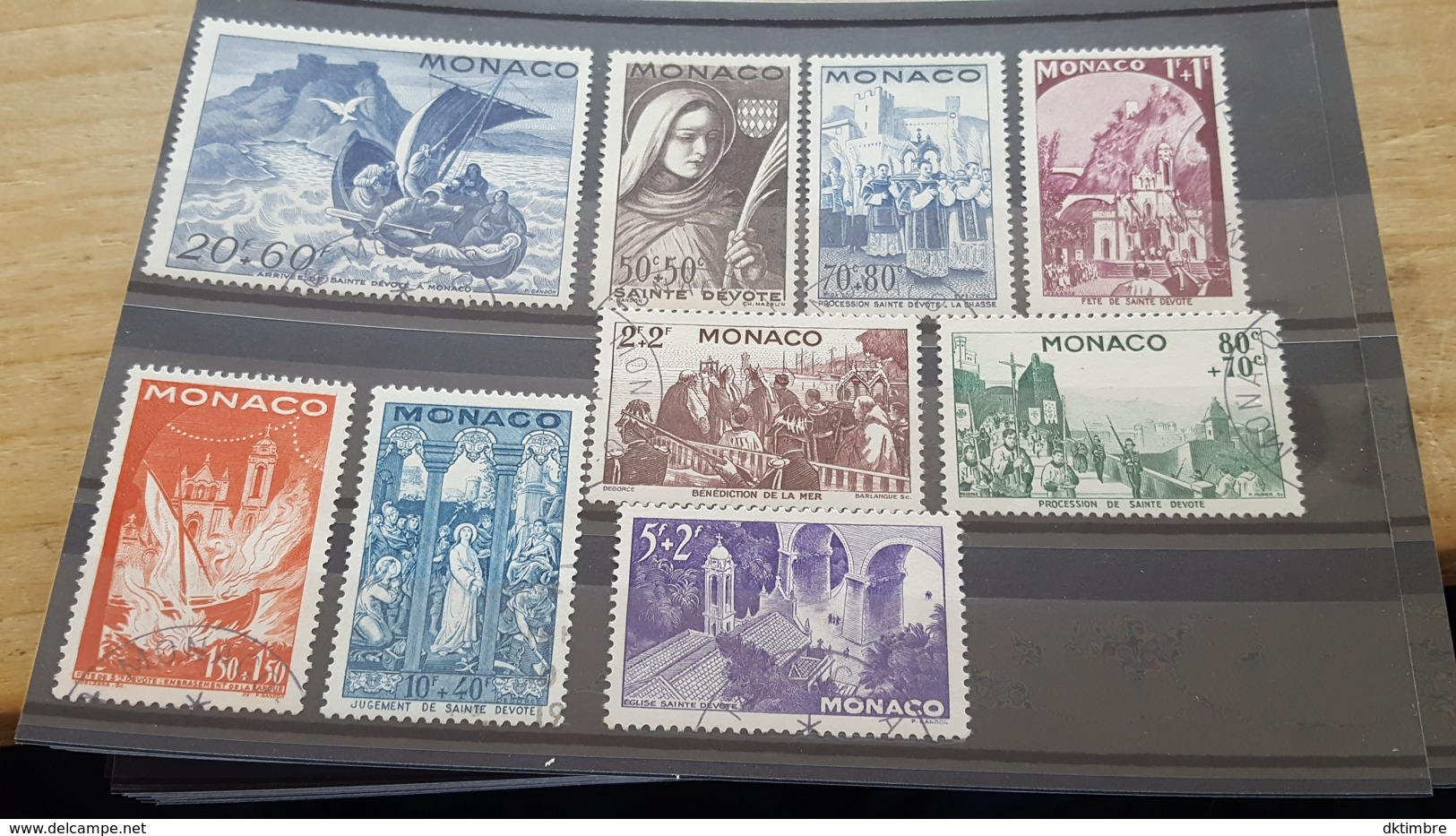 LOT 466830 TIMBRE DE MONACO OBLITERE N°265 A 273 - Collections, Lots & Séries