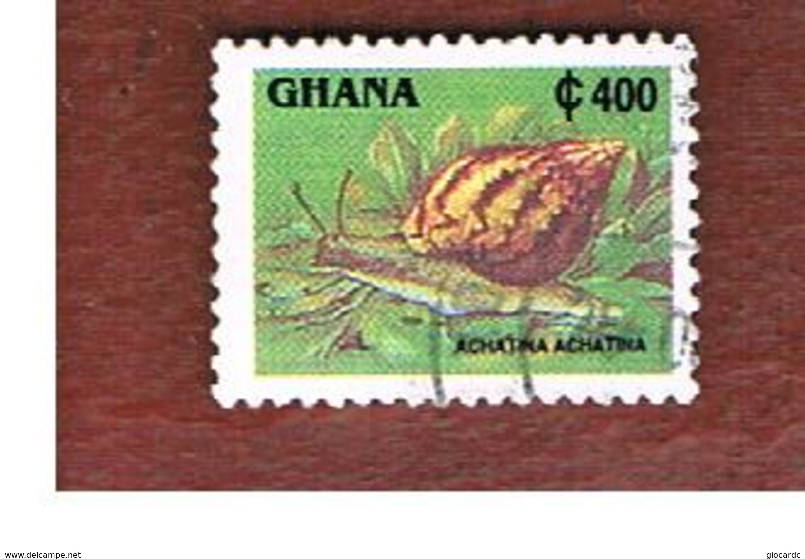 GHANA - SG 1645  - 1991 GIANT TIGER LAND SNAIL   - USED ° - Ghana (1957-...)