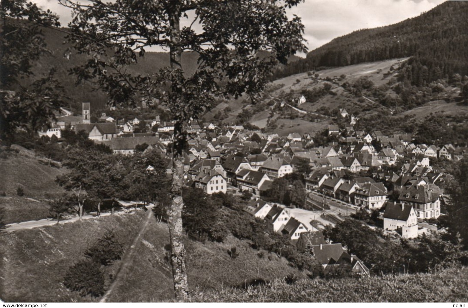 KLOSTER UND KURSTADT ALPIRSBACH- VIAGGIATA 1967  -REAL PHOTO - Alpirsbach