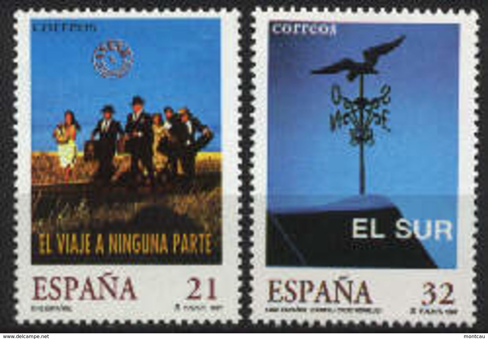 Spain 1997. Cine. Ed 3472-73 (**) Mi 3315-3316 - Nuevos