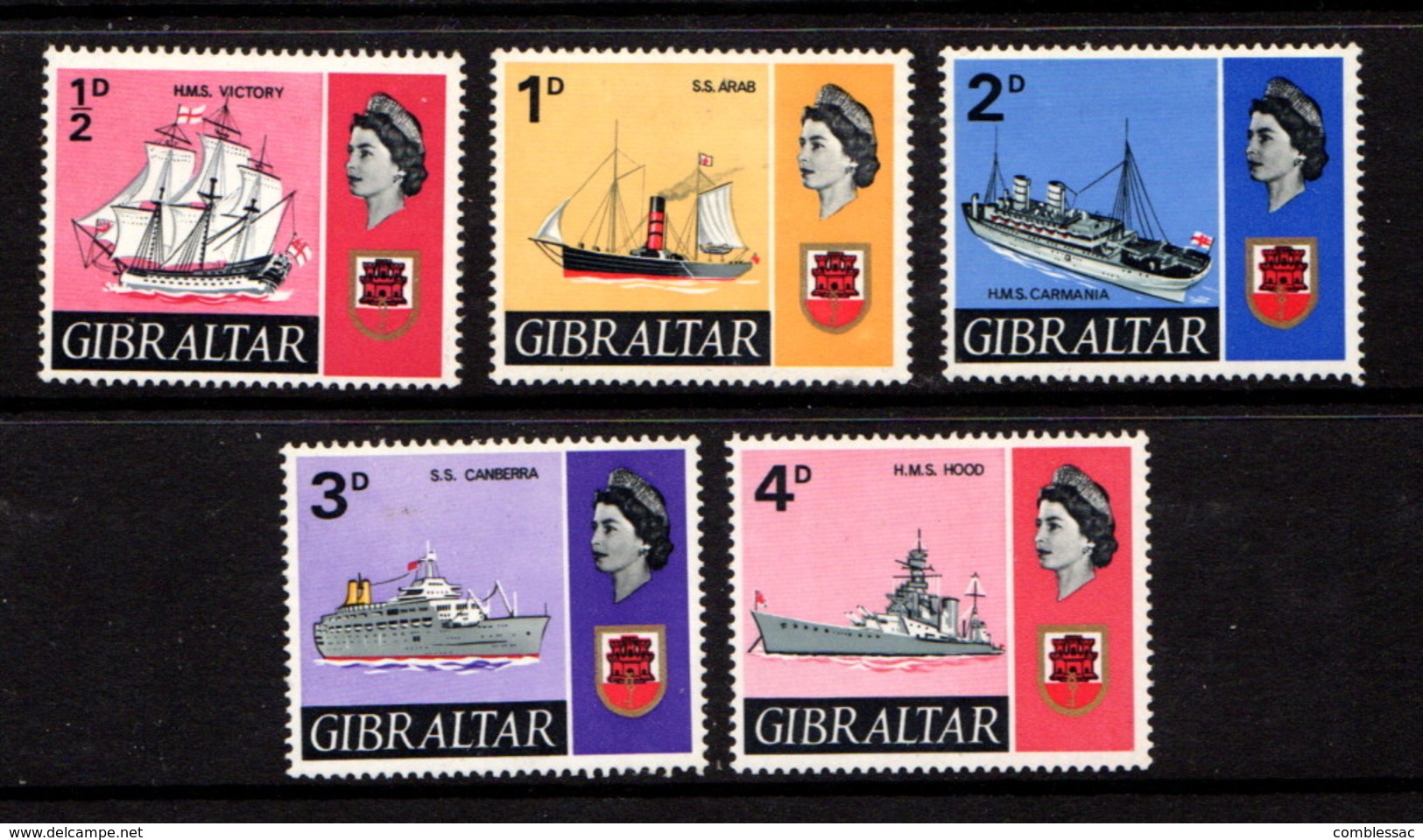 GIBRALTAR    1967    Various  Designs    Part  Set  Of  5    MNH - Gibraltar