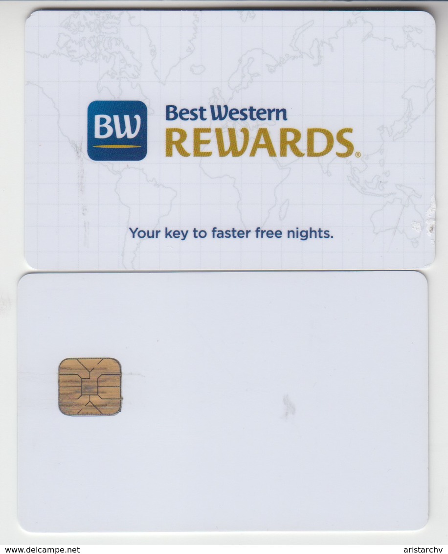 ITALY BEST WESTERN REWARDS HOTEL CARD - Hotelkarten