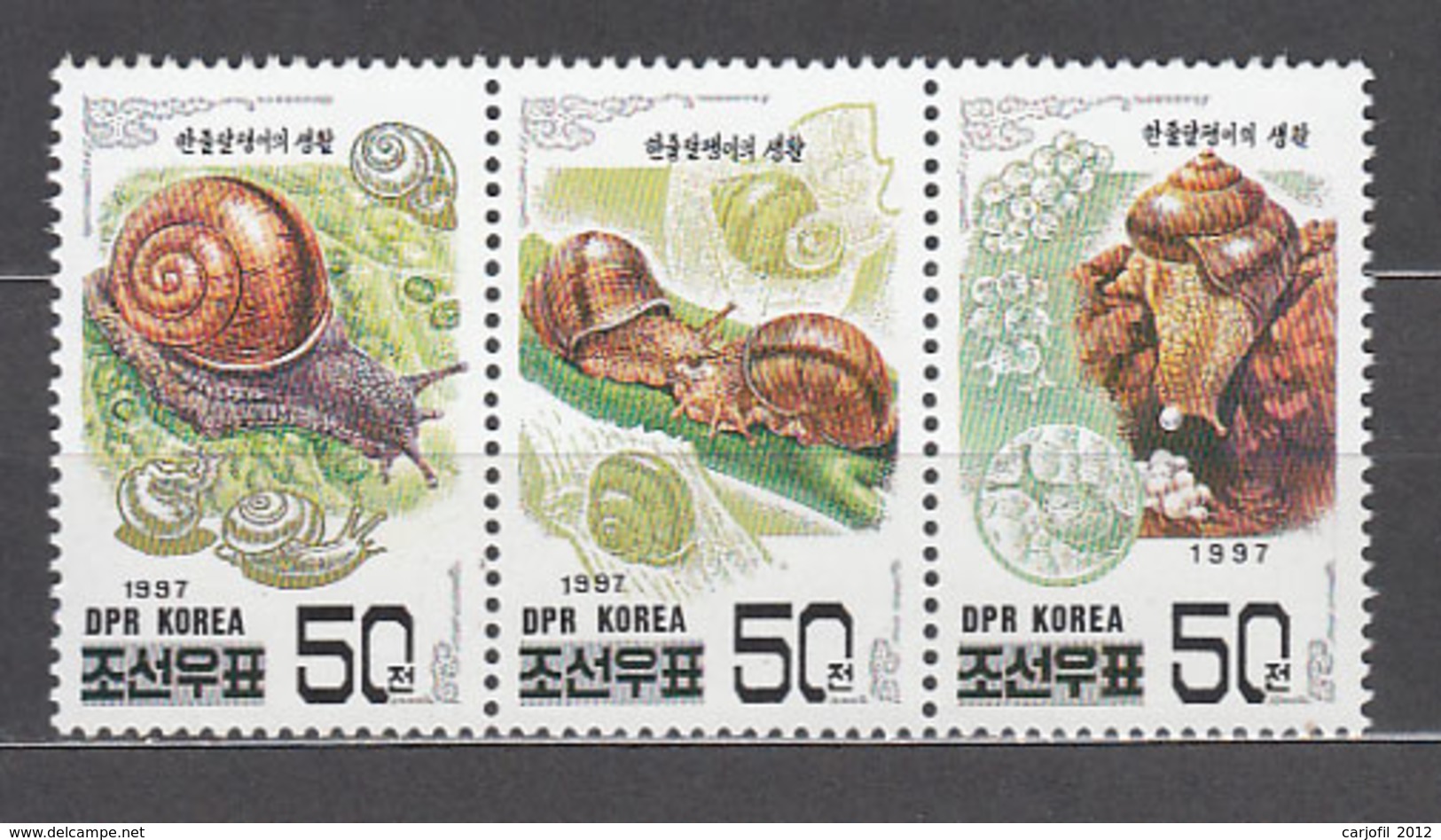 Corea Del Norte - Correo 1997 Yvert 2736/8 ** Mnh  Fauna - Corea Del Norte