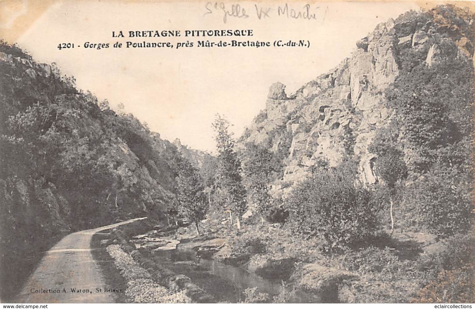 Saint Gilles Vieux Marché       22       Gorges Du Poulancre    8      (voir Scan) - Saint-Gilles-Vieux-Marché