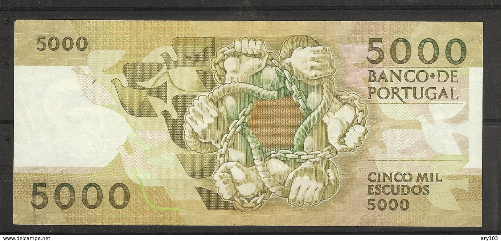 Portugal - Billet De 5000 Escudos (31/ 10/1991 - Portugal