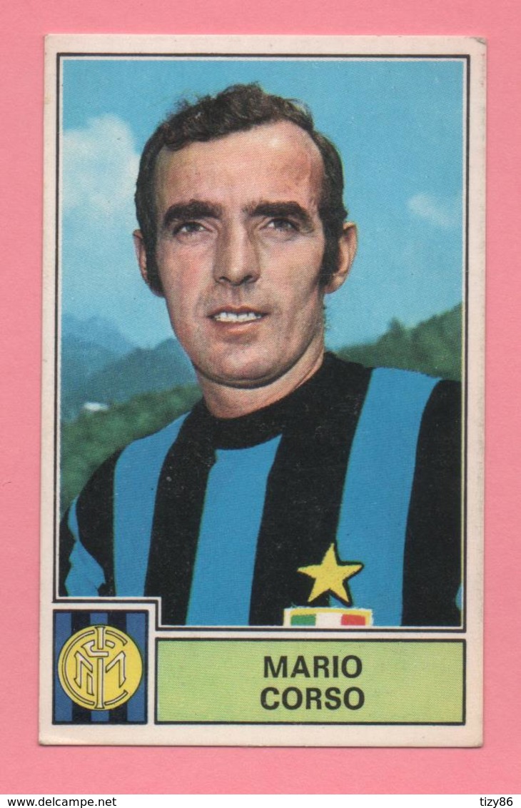 Figurina Panini Mario Corso, Inter 1971/72 - Tarjetas