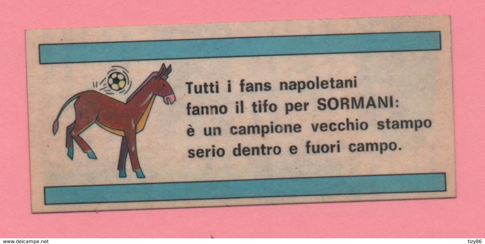 Figurina Panini Fuori Raccolta 1971/72 Con Velina Merlo - Trading Cards