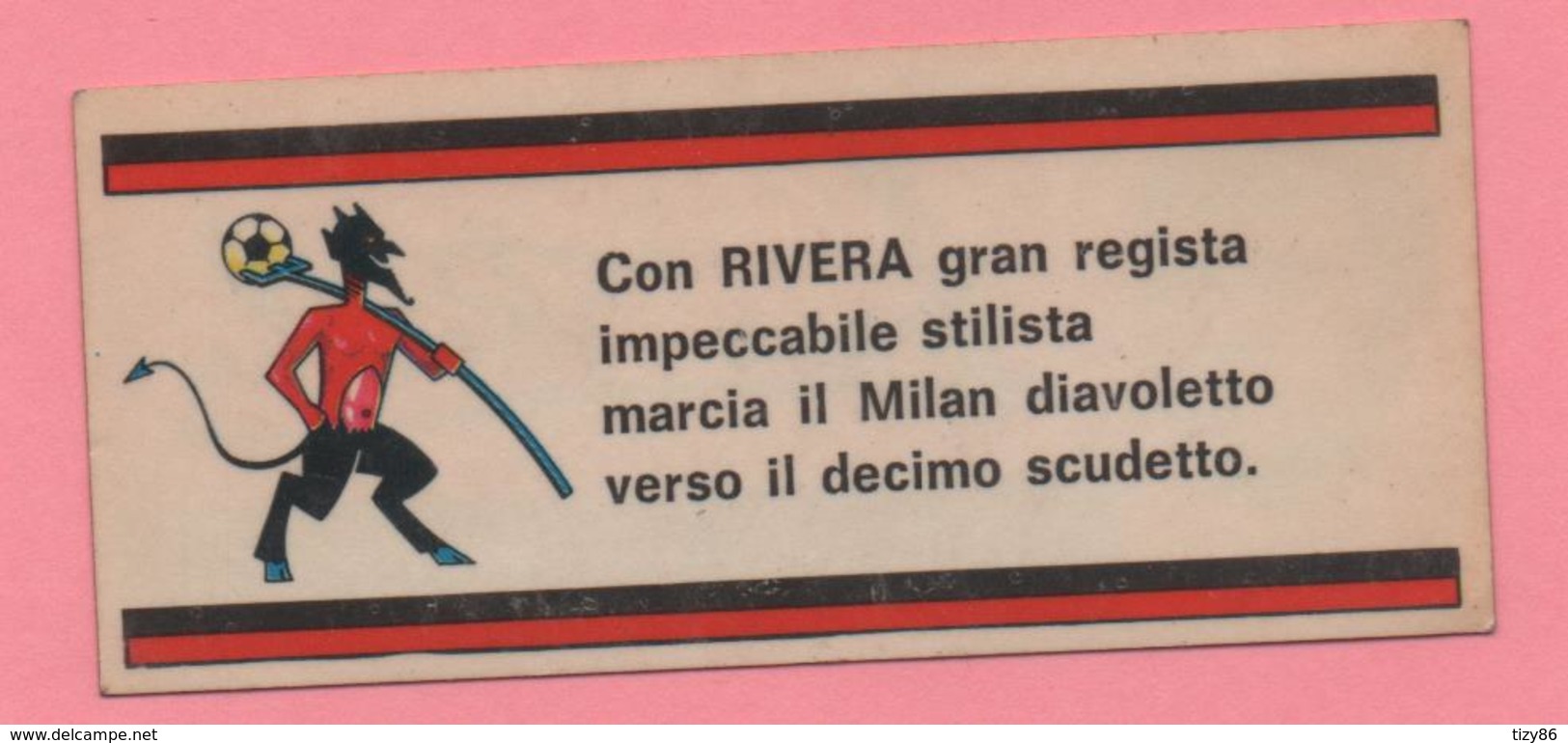 Figurina Panini Fuori Raccolta 1971/72 Con Velina - Bordon - Trading-Karten