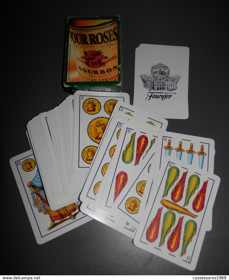 JEUX DE CARTES  PUBLICITE DE  FOUR ROSES - Andere & Zonder Classificatie