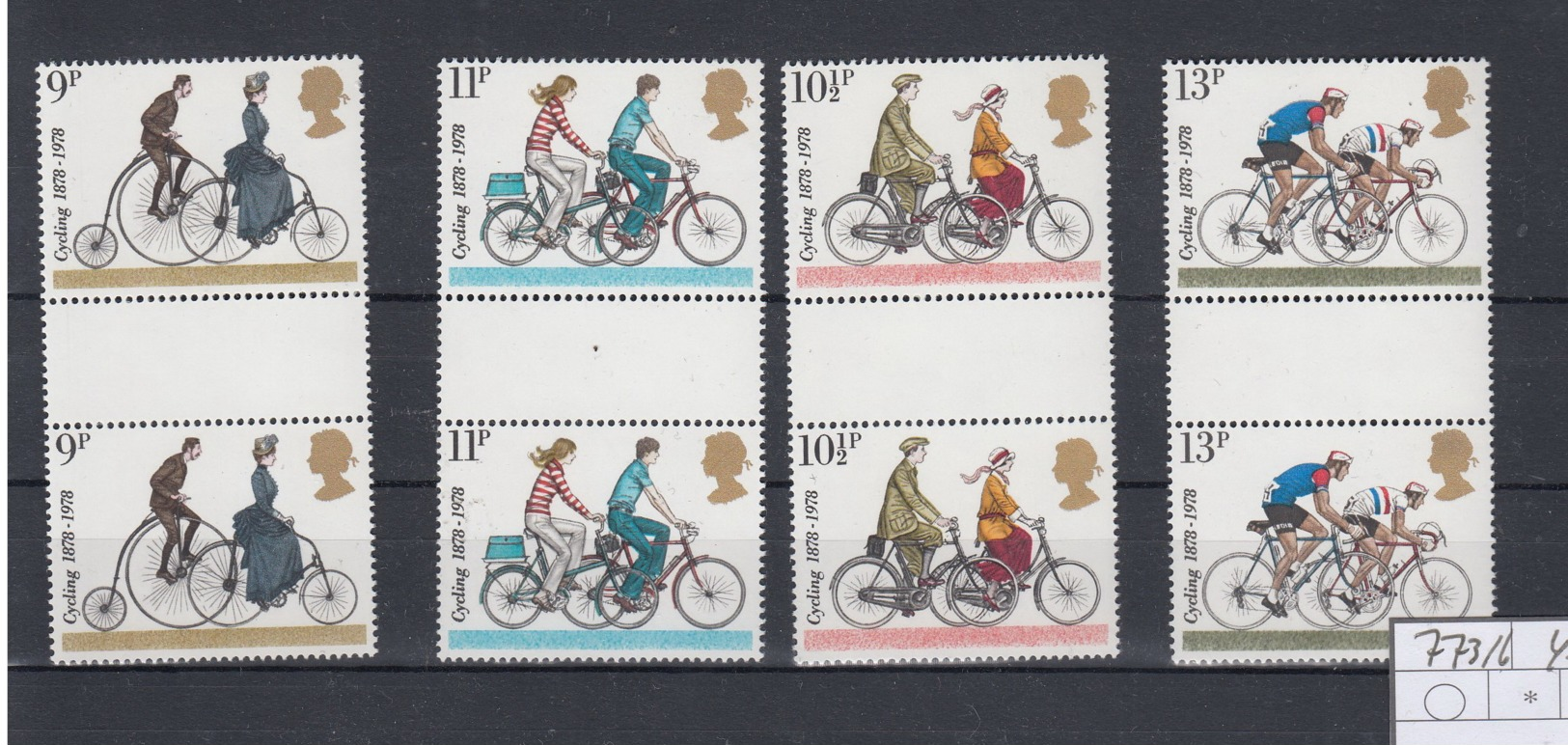 GB Michel Cat.No. Mnh/** Gutter Pairs 773/776 - Nuevos