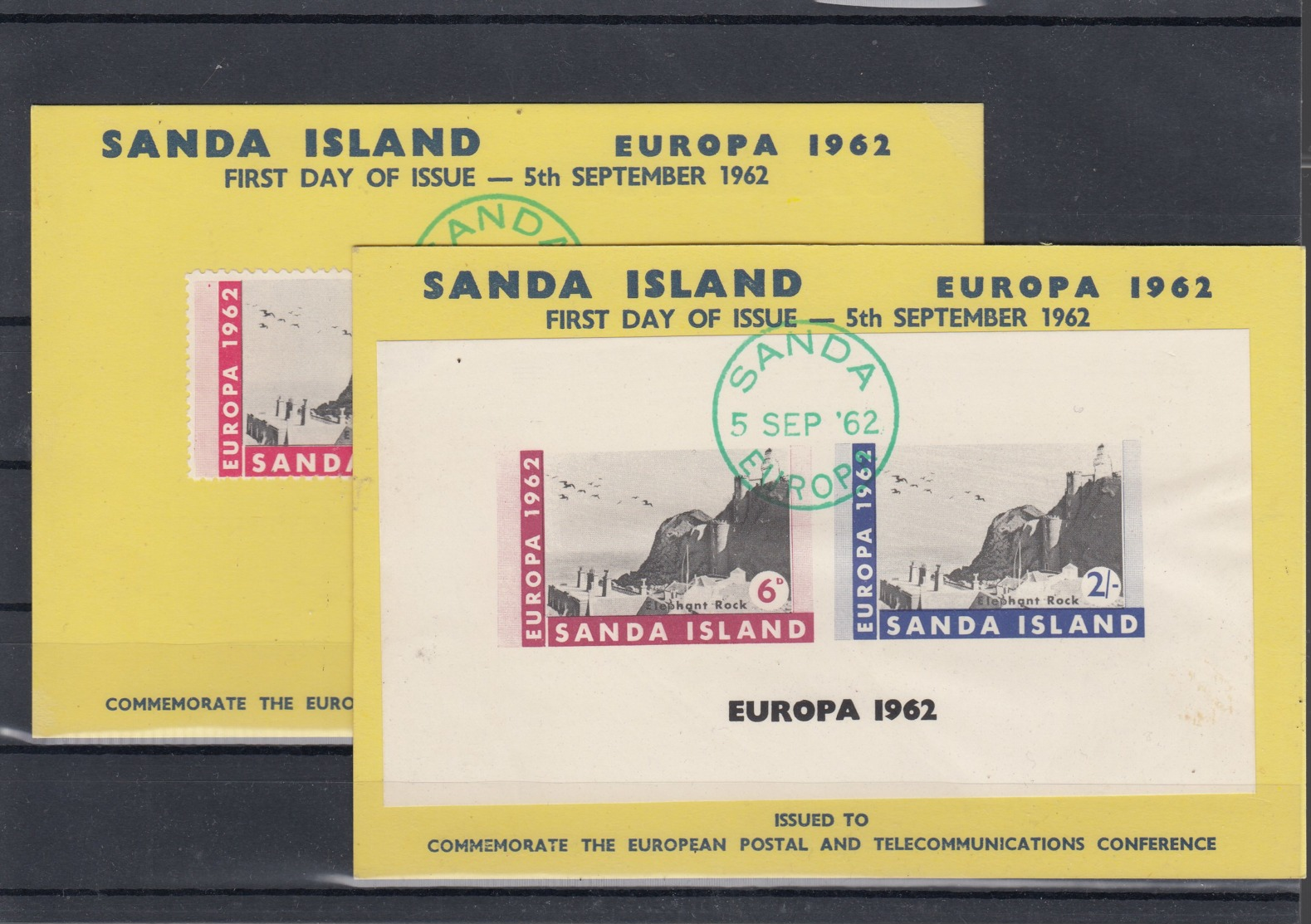 GB Michel Cat.No. Sanda Europ 1962 Sheets Covers - Unclassified