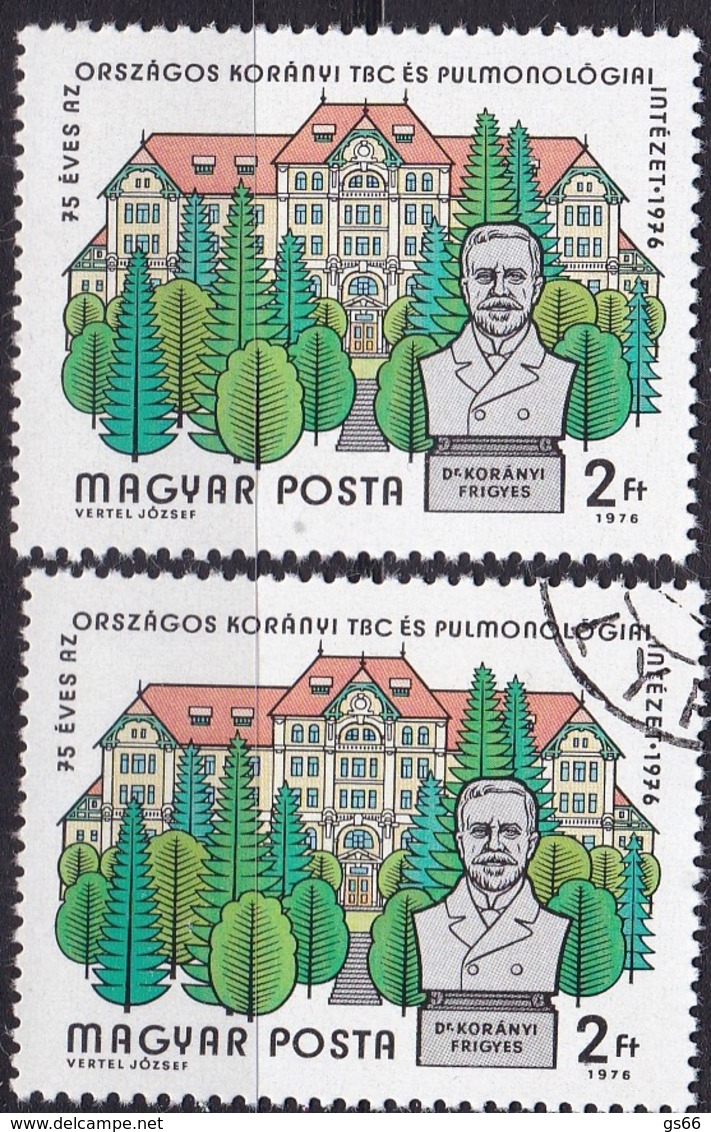 Ungarn, 1976, 3156, MNH **, 75 Jahre TBC- Und Pulmonologisches Institut. - Nuovi