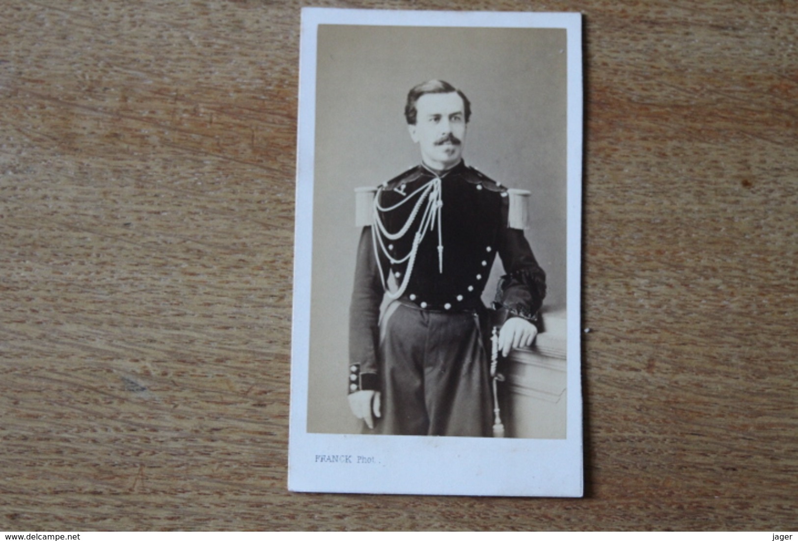 Cdv Second Empire Soldat Militaire  Officier Genie Grande Tenue    Par Franck - Old (before 1900)