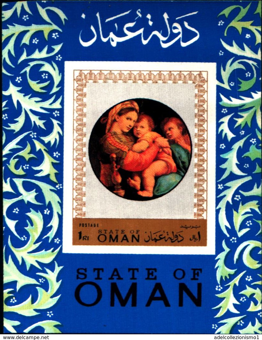 6526B)  OMAN-1968 -NATALE-BF -MNH** - Dominica (1978-...)