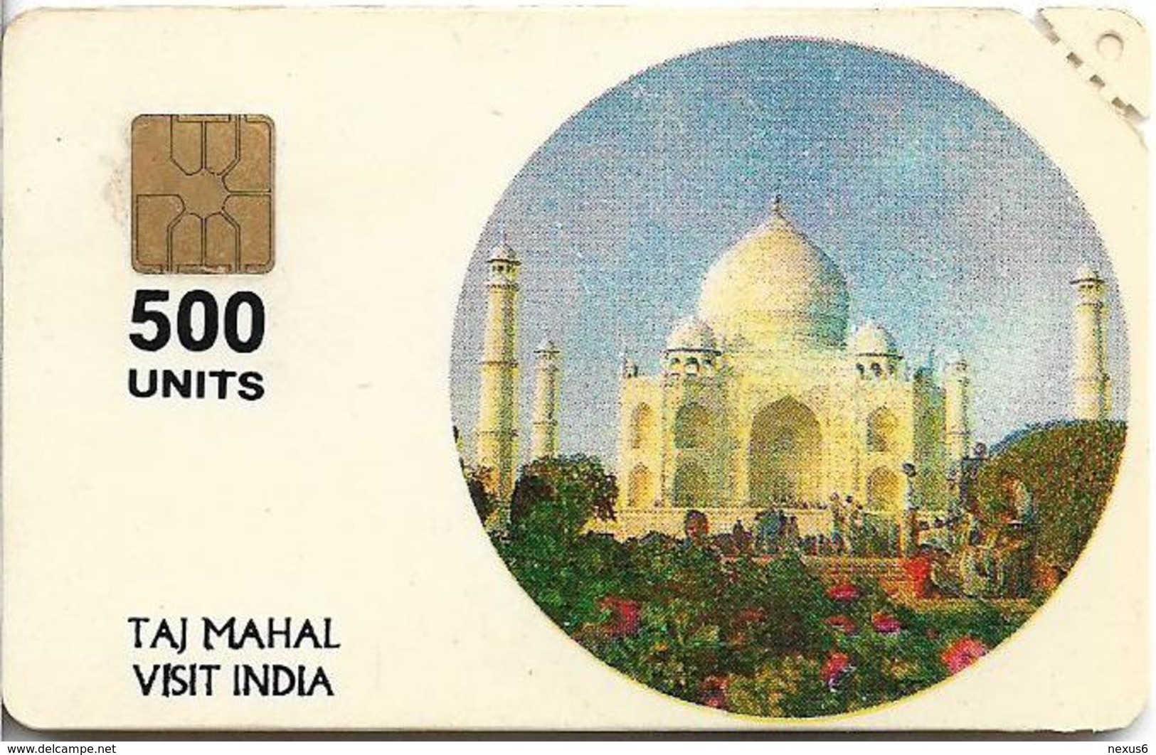 India - Aplab - Visit India, Taj Mahal, Chip APL 01, 500Units, Mint - Indien