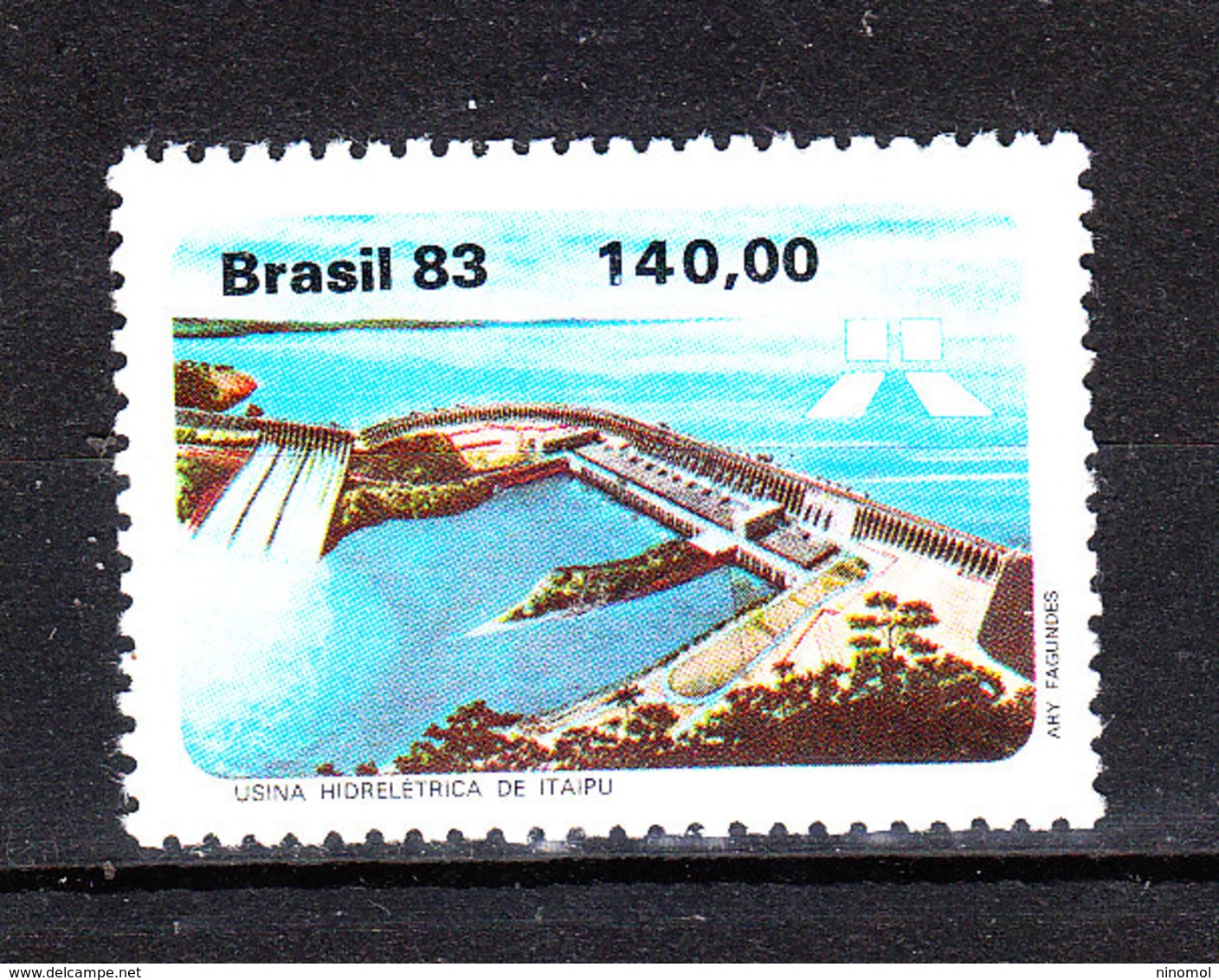 Brasile   -  1983. Centrale Idroelettrica. Hydroelectric Power Plant. MNH - Elektriciteit