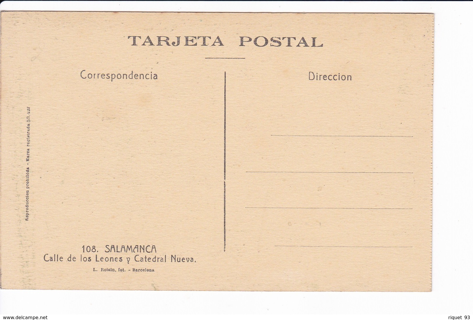 SALAMANCA (lot 5 Cartes) - Burgos