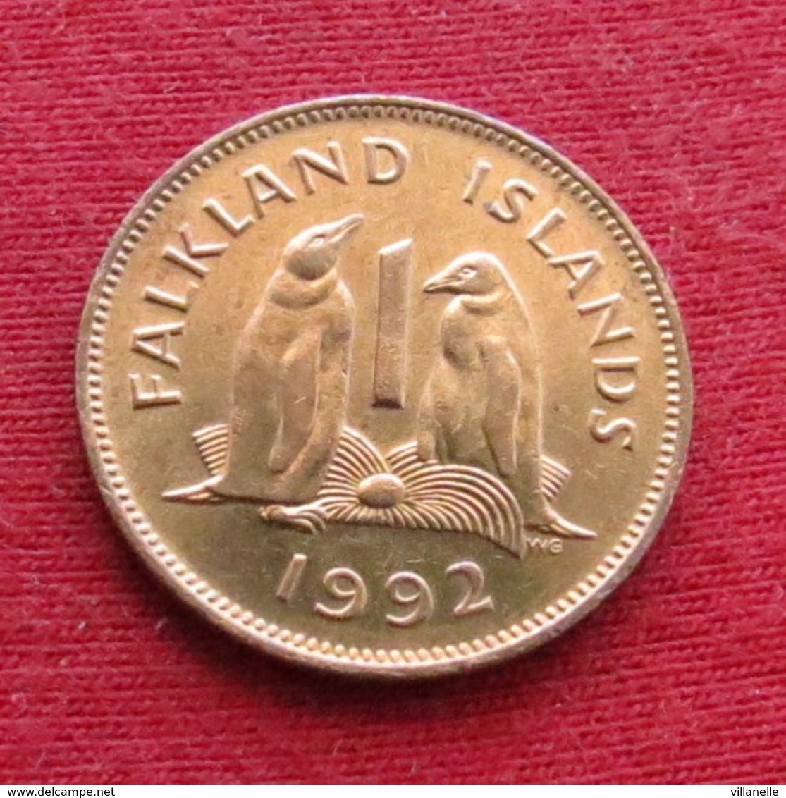 Falkland  Islands 1 One Penny 1992 KM# 2   Malvinas Malwinen - Malvinas