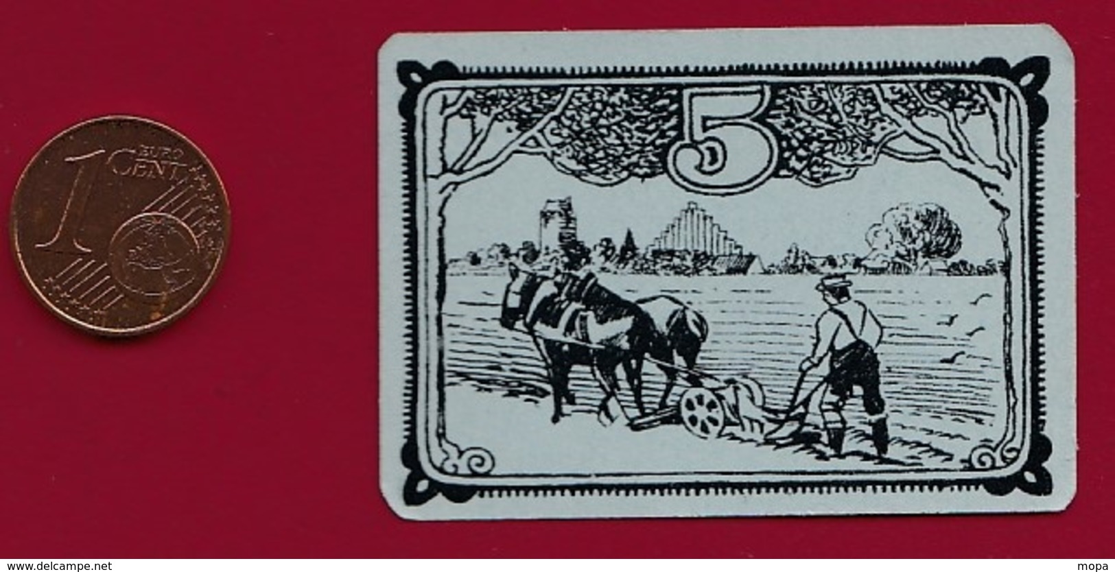 Allemagne 1 Notgeld 5 Pfenning  Stadt Lüchow (RARE-Cartonné ) Dans L 'état Lot N °4486 - Collections