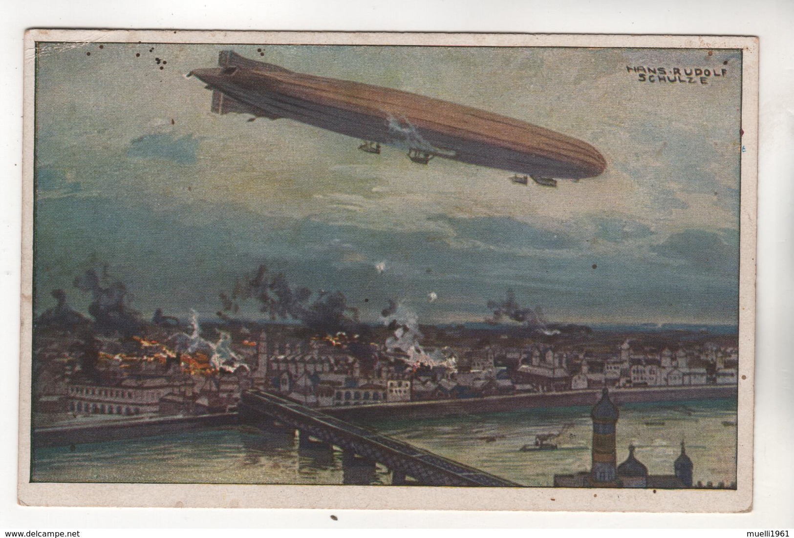 +3002, Zeppelin über Warschau - War 1914-18