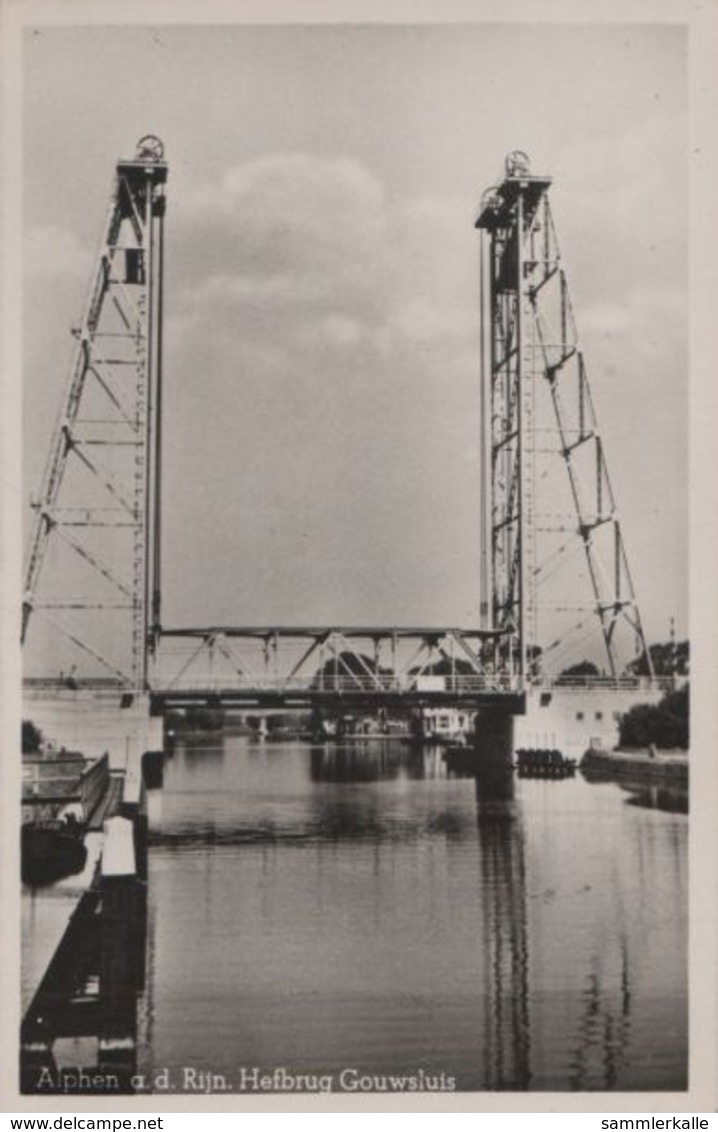 Niederlande - Alphen A.d. Rijn - Hefbrug Gouwsluis - Ca. 1960 - Alphen A/d Rijn