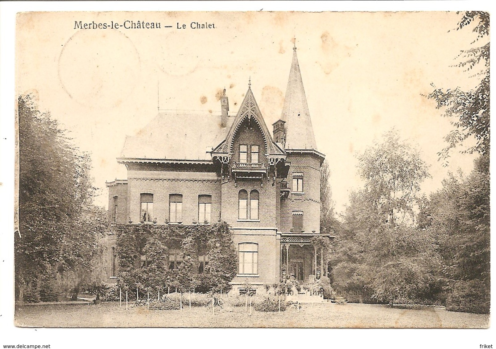 - 2103 -  MERBES LE CHATEAU Le Chalet - Merbes-le-Chateau