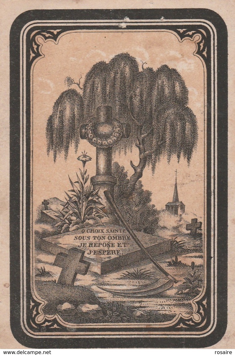 Adel-noblesse-oscar Jules Pphilippe De Hennin De Boussu Walcourt-periode 1880-1900 Bij Benadering - Devotion Images