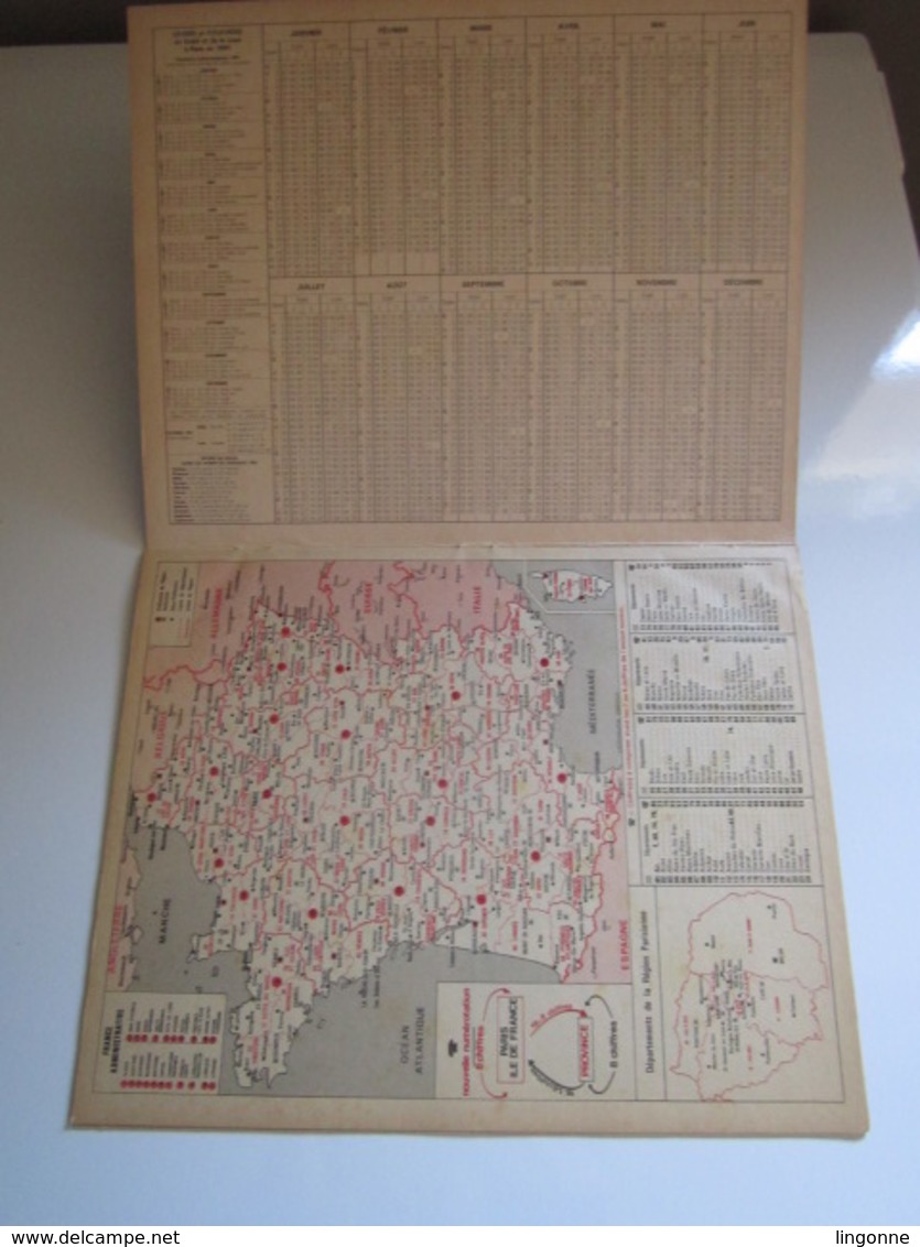 1991 ALMANACH DU FACTEUR Calendrier Des Postes HAUTE-MARNE 52 - Big : 1991-00